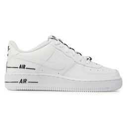 

Взуття Nike Air Force 1 Lv8 3 (Gs) CJ4092 100 White/White/Black, Білий