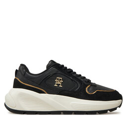 Tommy Hilfiger Снікерcи Tommy Hilfiger Chunky Fashion Runner FW0FW08129 Чорний