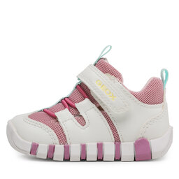 Geox Chaussures basses Geox B Iupidoo Girl B3558D0BC14C0674 White/Rose