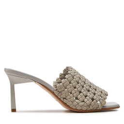 Calvin Klein Чехли Calvin Klein Heel Mule Sandal 70 Latt HW0HW02144 Бежов