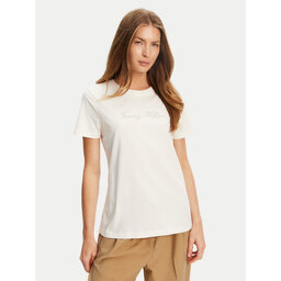 Tommy Hilfiger Tommy Hilfiger Футболка Script WW0WW47210 Écru Regular Fit