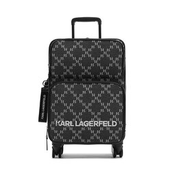 KARL LAGERFELD Valiză Mică din Material KARL LAGERFELD K/Monogram Jkrd 2.0 Trolley 236W3024 Grey A250