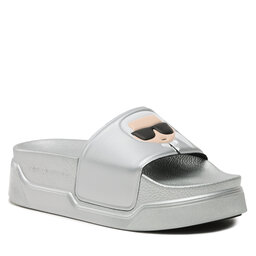 KARL LAGERFELD Papucs KARL LAGERFELD KL80805 Silver