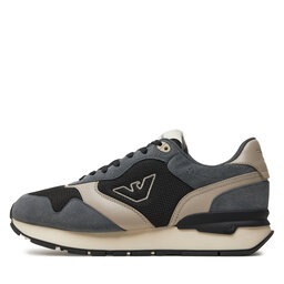 

Снікерcи Emporio Armani X4X642 XN951 T835 Dark Grey/Blk/Sand, Сірий