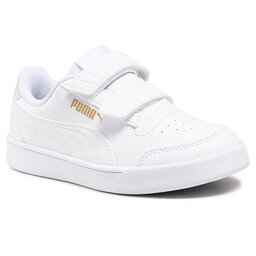 Puma Sneakersy Puma Shuffle V Ps 375689 04 White/White/Gray/Gold