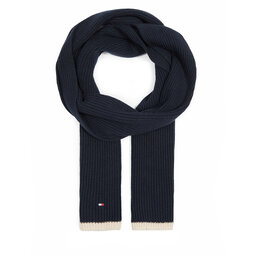 Tommy Hilfiger Šál Tommy Hilfiger Block Flag Scarf AM0AM12061 Tmavomodrá