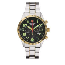 Swiss Alpine Military Klocka Swiss Alpine Military 7047.9144 Black/Silver/Gold Silver
