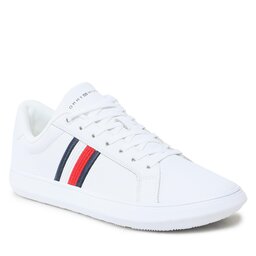 Tommy Hilfiger Sneakers Tommy Hilfiger Corporate Cup Leather Cup Stripes FM0FM04550 White YBR