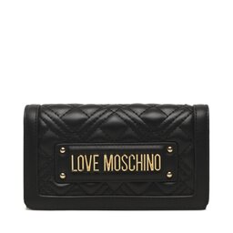 LOVE MOSCHINO Liels sieviešu maks LOVE MOSCHINO JC5603PP0GLA0000 Nero