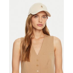Tommy Hilfiger Czapka z daszkiem Tommy Hilfiger AW0AW16843 Écru