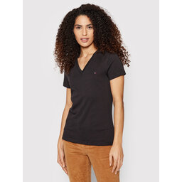 Tommy Hilfiger Tommy Hilfiger T-Shirt Heritage Tee WW0WW24969 Μαύρο Regular Fit
