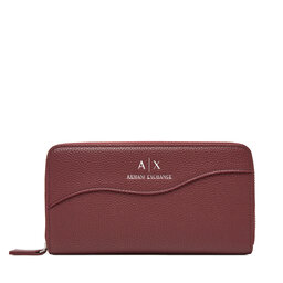 Armani Exchange Nagy női pénztárca Armani Exchange 948068 CC783 UA343 Bordó