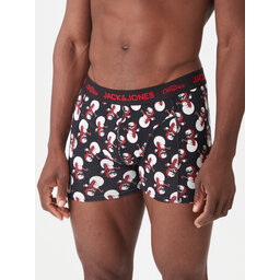 Jack & Jones Jack & Jones Completo boxer e calzini Snow Skulls Giftbox 12285138 Nero
