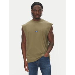 HUGO HUGO Camiseta sin mangas Navertz 50509773 Verde Regular Fit