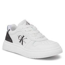 Calvin Klein Jeans Сникърси Calvin Klein Jeans Low Cut Lace-Up Sneaker V3A9-80471-1439 White/Black X002
