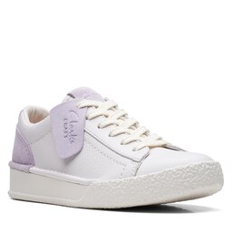 Clarks Halbschuhe Clarks CraftCup Walk 26170040 Off White Combi