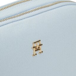 

Сумка Tommy Hilfiger Poppy Canvas Crossover AW0AW16419 Breezy Blue C1O, Голубий