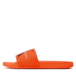 Calvin Klein Jeans Чехли Calvin Klein Jeans Slide Monogram Co YM0YM00061 Shocking Orange SNX