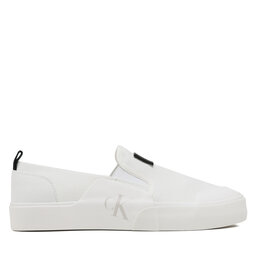 

Кросівки Calvin Klein Jeans Skater Vulc Slipon Badge YM0YM00597 White/Black 0K4, Білий