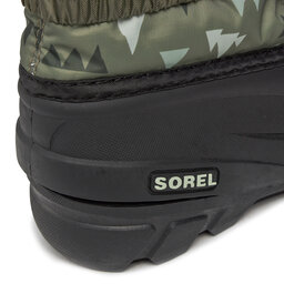 

Снігоходи Sorel Youth Flurry™ Print NY3504-397 Stone Green/Black, Зелений