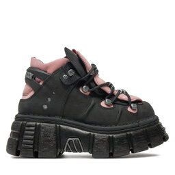 NEW ROCK Μποτάκια NEW ROCK M-106-C26 Μαύρο