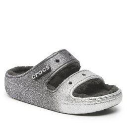 Crocs Mules / sandales de bain Crocs Classic Cozzzy Glitter Sandal 208124 Black/Silver
