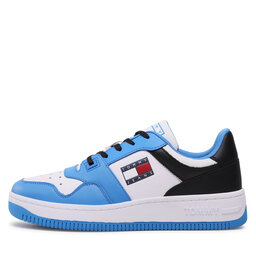 

Снікерcи Tommy Jeans Basket Leather EM0EM01162 Deep Sky Blue C2P, Голубий