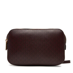 Calvin Klein Handtasche Calvin Klein Emblem Aop Elongated Camera Bag LV04F3268G Dunkelrot