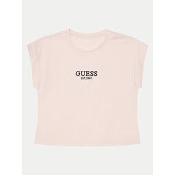 Guess Guess Футболка J4BI34 J1314 Рожевий Boxy Fit