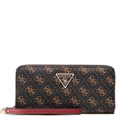 Guess Cartera grande para mujer Guess Laurel (QE) Slg SWQE85 00460 BROWN LOGO