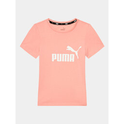 Puma Puma T-Shirt Ess Logo 587029 Πορτοκαλί Regular Fit
