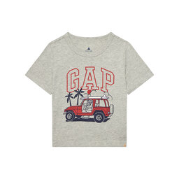 Gap Gap Camiseta 779639-00 Gris Regular Fit