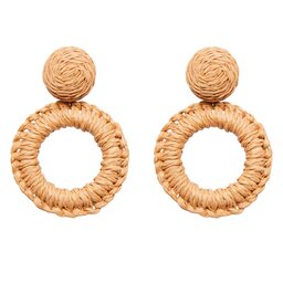 Pieces Обици Pieces 17135721 indian tan 4151511