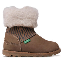 

Чоботи Kickers Nonofur 878681-10-113 M Beige Rose Zebre, Коричневий