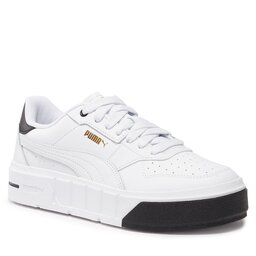 Puma Snīkeri Puma Cali Court Lth Jr 394384 01 Puma White-Puma Black