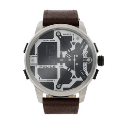 Police Zegarek Police Marsden PEWJD2003201 Brown/Silver