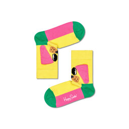 Happy Socks Dječje visoke čarape Happy Socks KDOG01-2200 Žuta