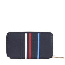 

Великий жіночий гаманець Tommy Hilfiger Iconic Tommy Large Za Corp AW0AW16165 Space Blue DW6, Cиній