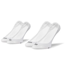 Vans Set de 2 perechi de șosete scurte pentru copii Vans Girly No Show VN0A33TIYB21 r.31.5-36 White/Black