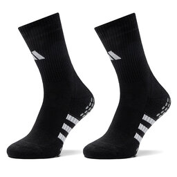 adidas Sada 3 párů vysokých ponožek unisex adidas Performance Cushioned IP2645 Černá