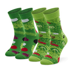 

Набір з 2 пар високих шкарпеток unisex Rainbow Socks Tasty Salad Socks Box Зелений