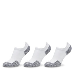 Under Armour 3er-Set niedrige Unisex-Socken Under Armour UA ArmourDry® Run 1387044 Weiß