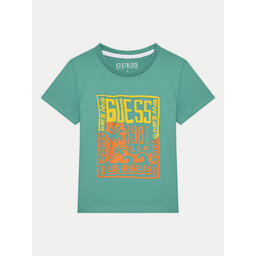 Guess Guess Marškinėliai N5GI16 K8HM4 Žalia Regular Fit