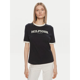 Tommy Hilfiger Tommy Hilfiger T-Shirt Monotype WW0WW41208 Dunkelblau Regular Fit
