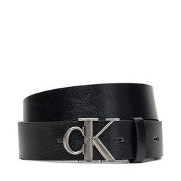 Calvin Klein Cintura da uomo Calvin Klein Ck Buckle Tumbled 35Mm LV04D7016G Nero