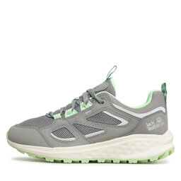 

Трекінгові черевики Jack Wolfskin Vojo 3 Vent Low W 4051231 Grey/Light Green, Сірий