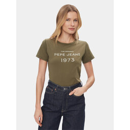 Pepe Jeans Pepe Jeans T-Shirt Harbor PL505743 Grün Regular Fit