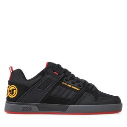 

Снікерcи DVS Comanche 2.0+ DVF0000323 Black/Yellow/Red Nubuck, Чорний