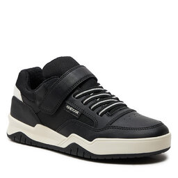 Geox Sneakersy Geox J Perth Boy J367RE 0FEFU C0127 D Black/White