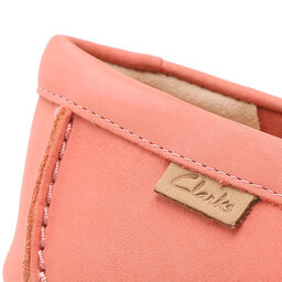 

Мокасини Clarks Freckle Walk 261657964 Peach Nubuck, Рожевий
